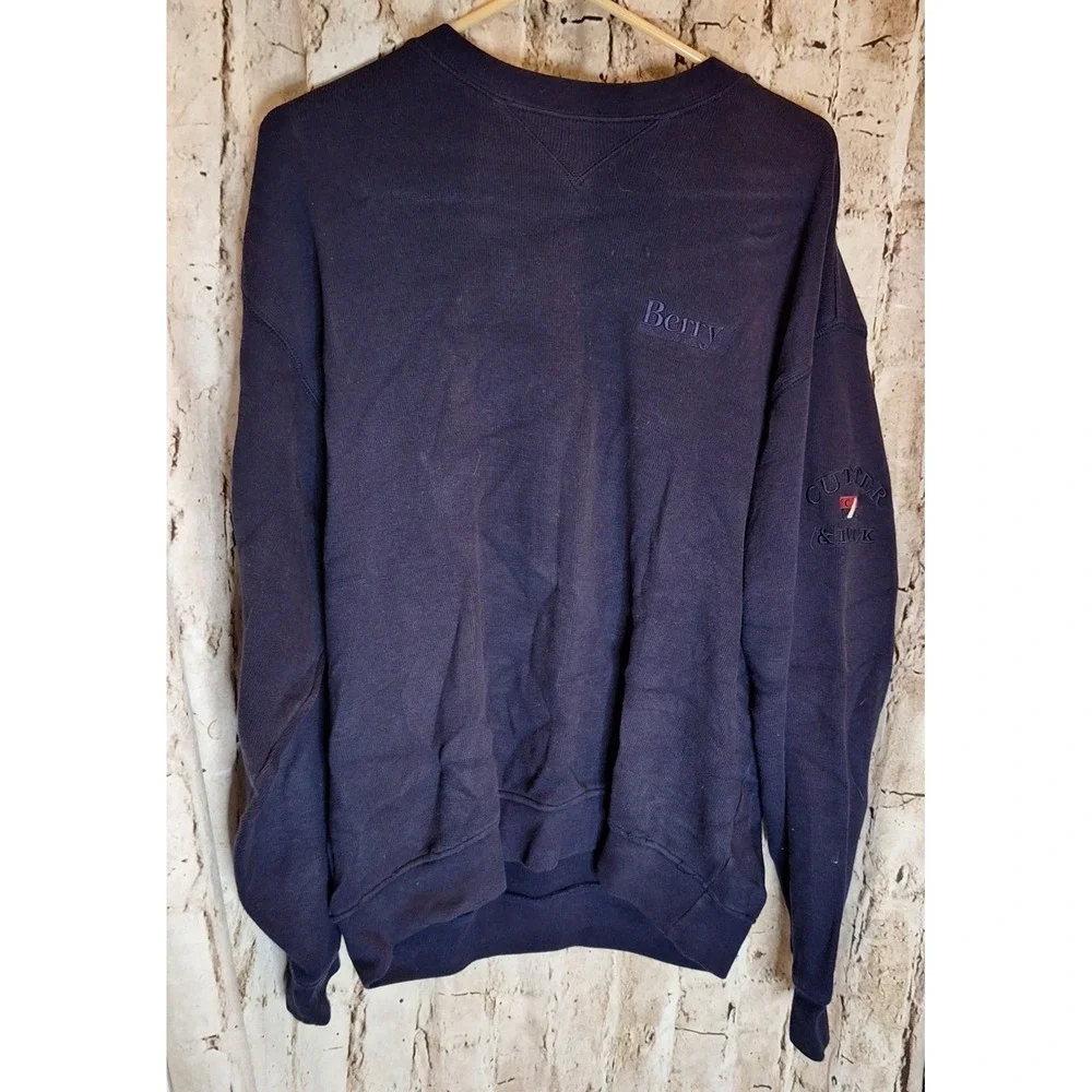 Berry - Cutter and Buck pullover Men's XL Royal Purple Long Sleeve Crew Sweater